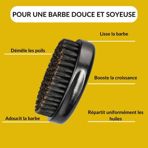 brosse à barbe et ses atout /brosse barbe sanglier