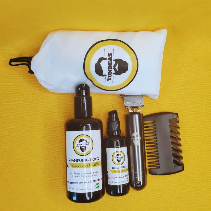 Coffret homme barbe - voyageur / coffret voyage homme 66