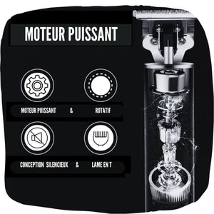 le moteur puissant de la Tondeuse à barbe pro 