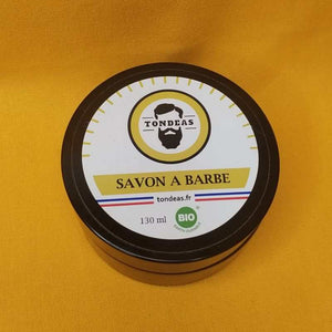 savon pour rasage en positon horizontale/ savon de rasage bio position horizontale